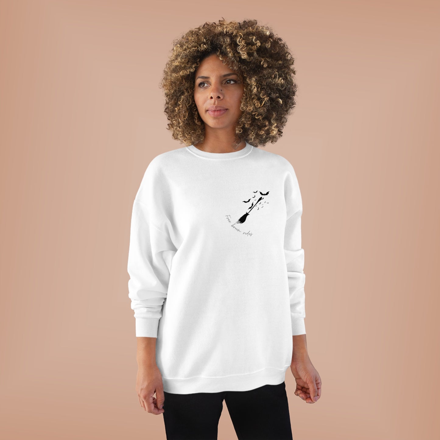 Free Broom Ride Crewneck Sweatshirt