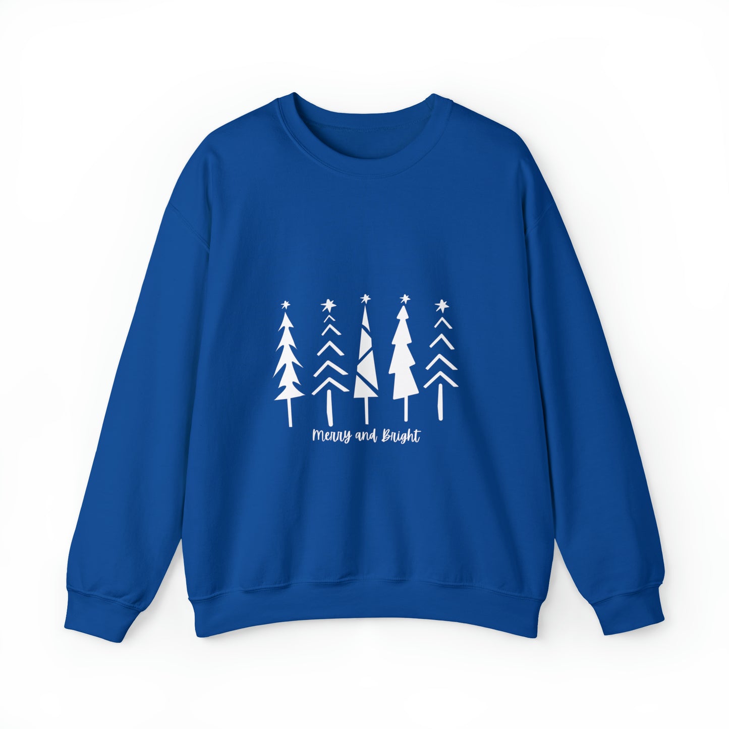 Merry and Bright Trees - Crewneck Sweatshirt