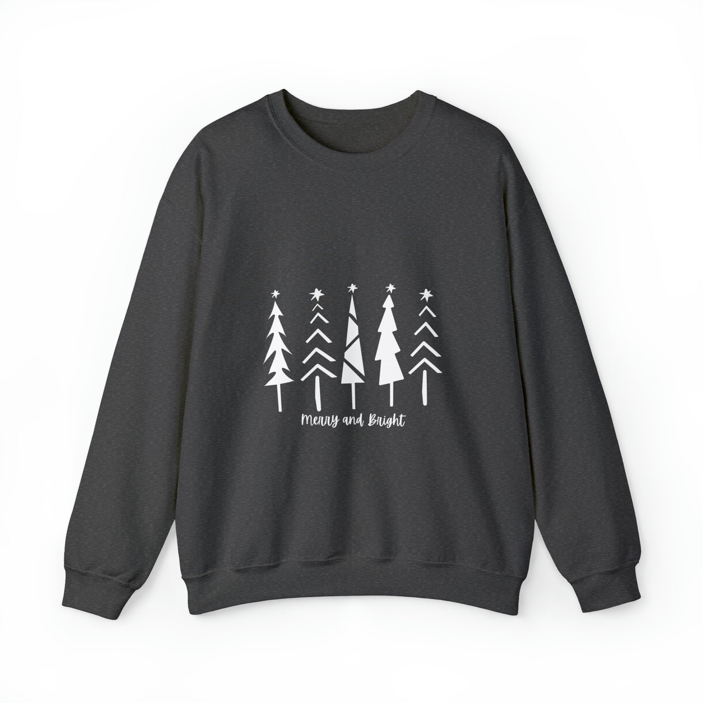 Merry and Bright Trees - Crewneck Sweatshirt